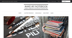 Desktop Screenshot of makemynotebook.com